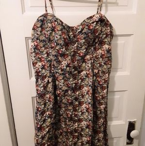 Used plus size deb floral dress